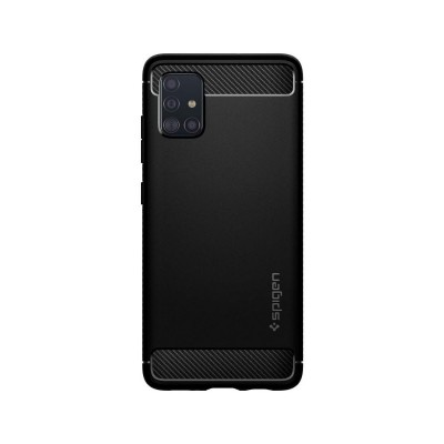 Husa Samsung Galaxy Note 10 Lite, Premium Originala Spigen Rugged Armor, Negru